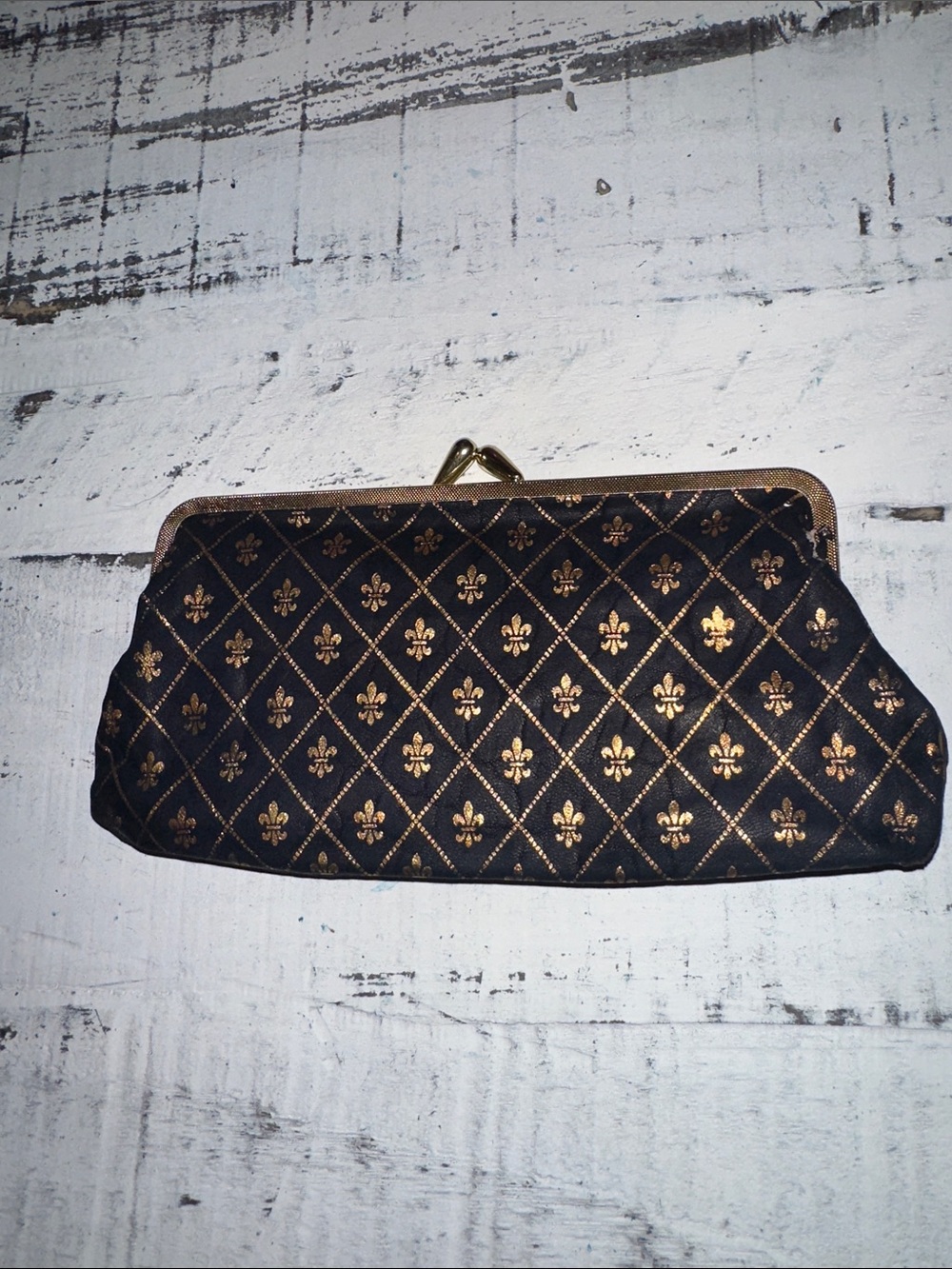 Vintage Leather Clutch